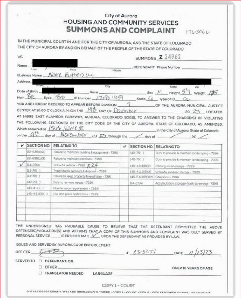 NextImg:Lawfare: Aurora officials cook up selective code violations for apartment manager who sought help on Venezuelan gang takeovers
