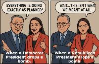 Can the Dems make up their mind on war powers?