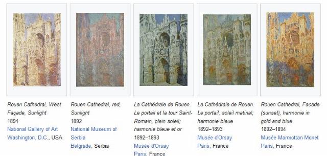 Monet's Rouen cathedral