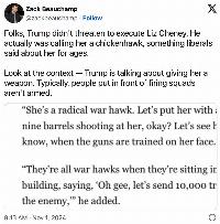 Trump wants to assassinate Liz Cheney?!