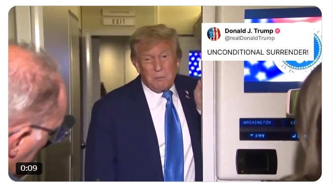 What happened to Trump’s ‘unconditional surrender’ demand to Iran?