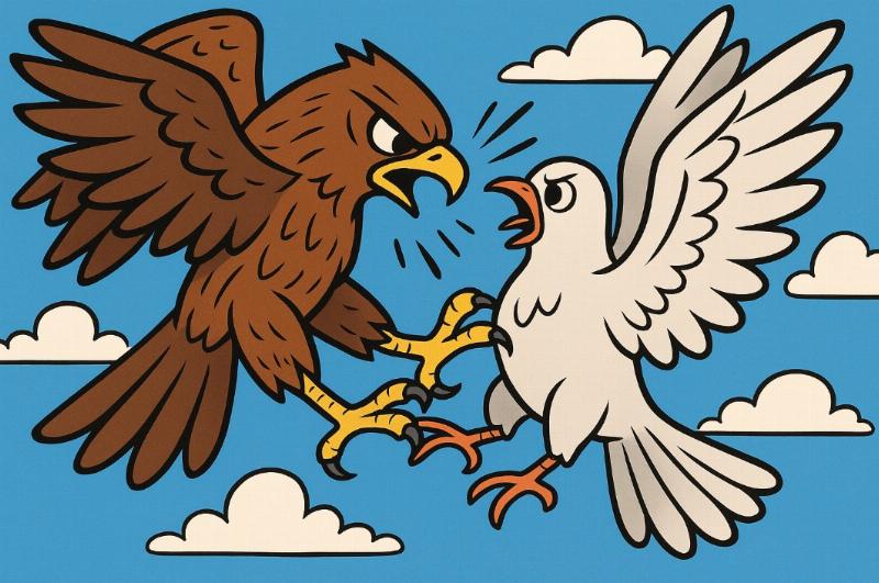 NextImg:On Iran, the Doves and the Hawks Duke It Out