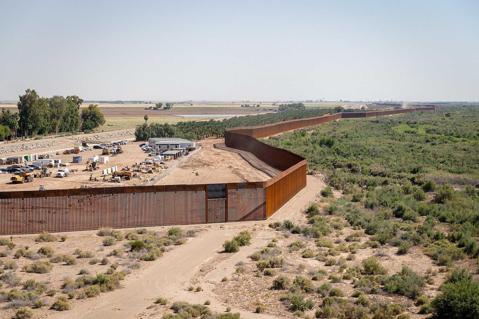 The court-ordered border wall