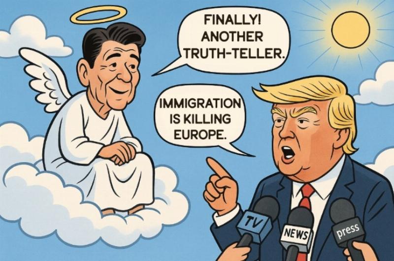 NextImg:President Trump’s clarion call to Europeans about the perils of endless immigration