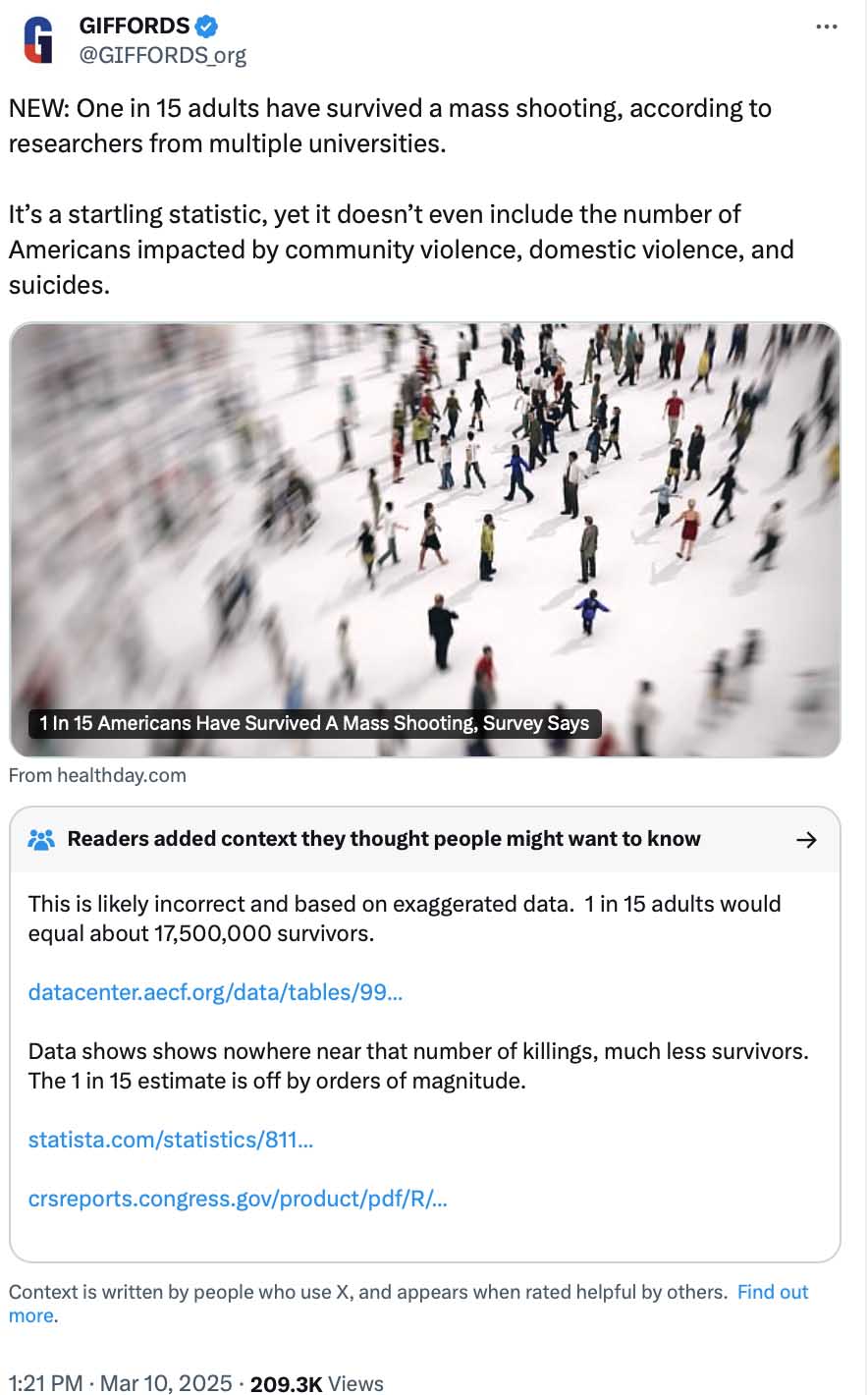 Mass shootings: we're all survivors!