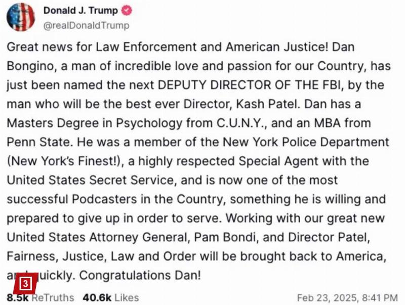 NextImg:Patel and Bongino: will the FBI survive?