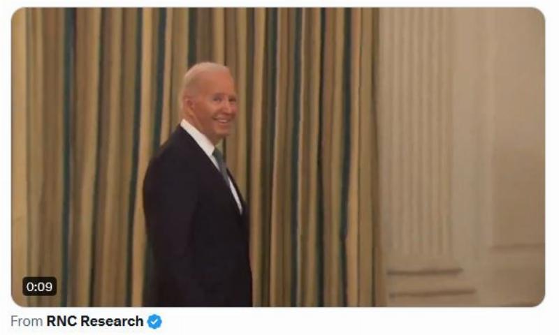 NextImg:Biden's evil smirk and the left dancing like demons about Trump's punishment, their imaginations afire