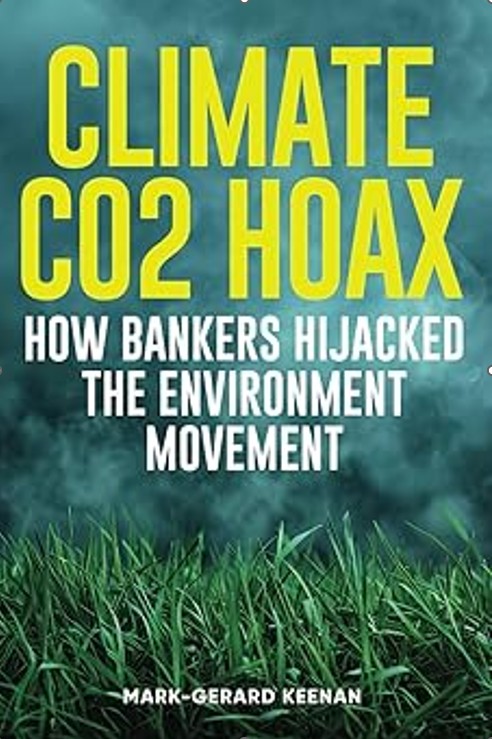 Climate co2 hoax book cover from author