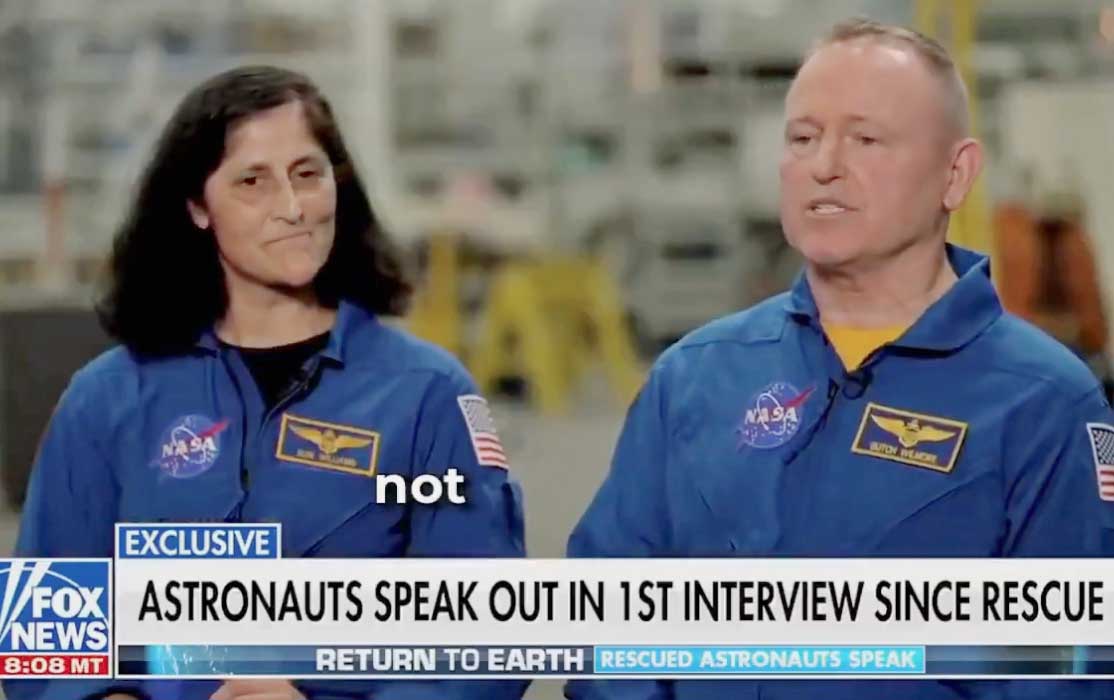 Astronauts carefully tell the truth