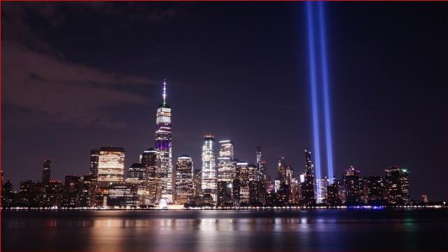 Tribute in lights, 9/11, World Trade Center, New York