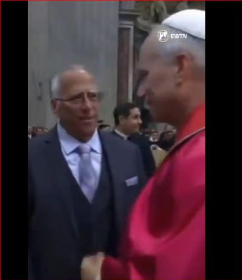 NextImg:Pope Leo XIV gives his MAGA brother a great big hug