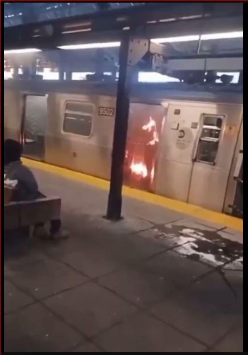 NextImg:No Daniel Pennys: Migrant sets woman on fire in New York subway as cops bumble and Gov. Hochul touts making subway 'safer'