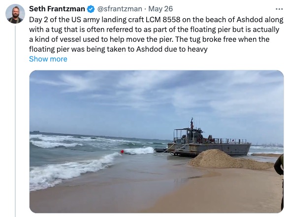 Crashing a pier and America's credibility