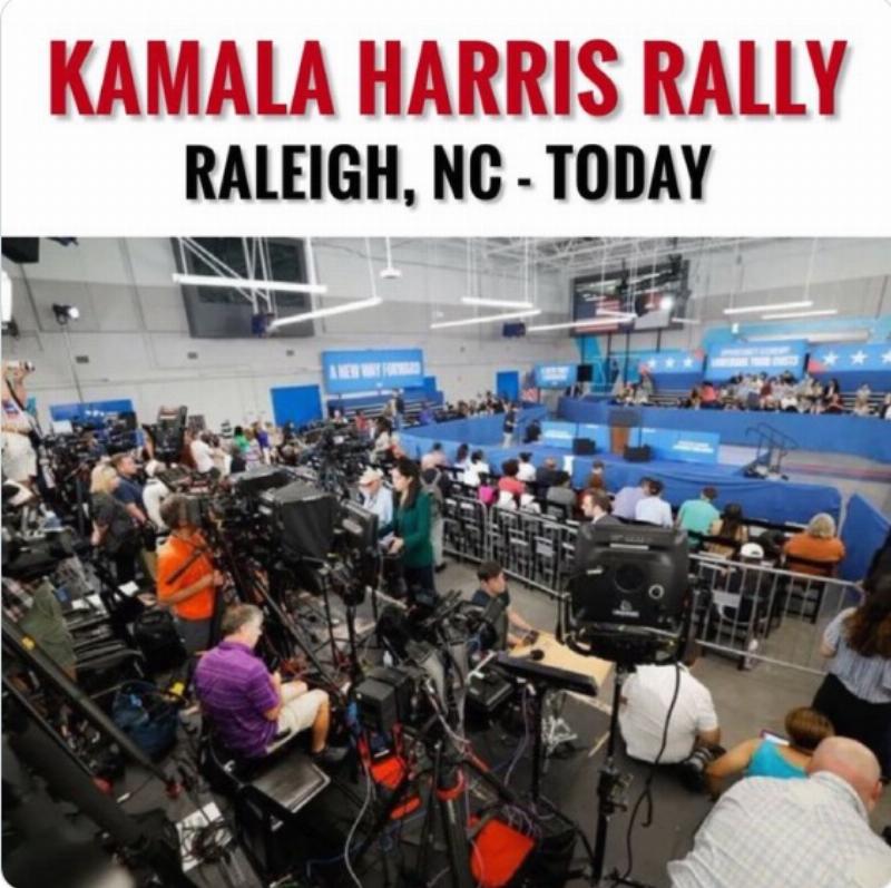 NextImg:When Kamala doesn’t have rock stars at her rally, she can barely fill a room