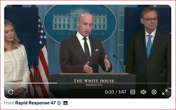 Smackdown: White House aide Stephen Miller stomps down leftist canard about Elon being 'unelected'