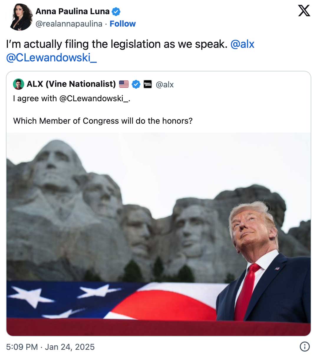 Trump on Mt. Rushmore? Yuuuuge!