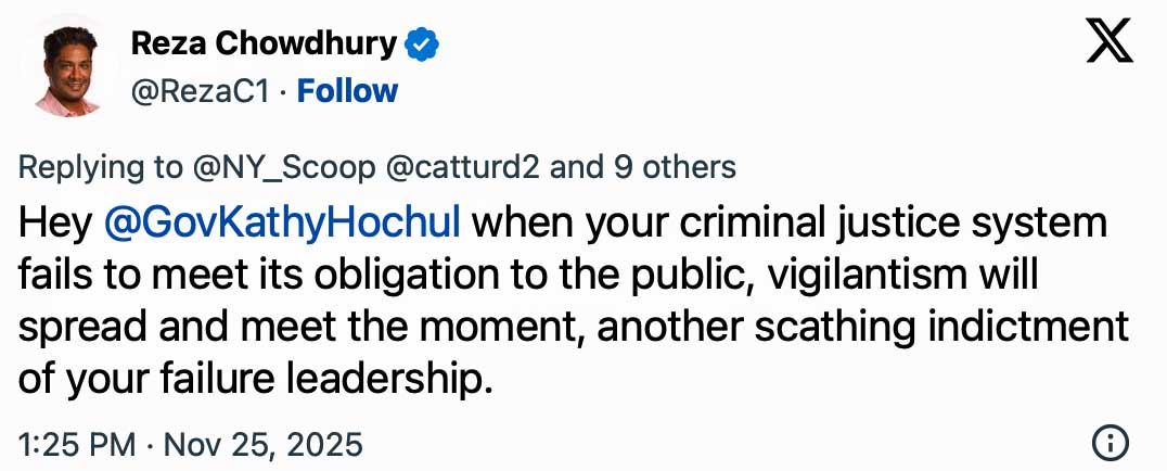 The NYC serial spitter meets justice