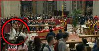 Selfies with a corpse: Idiots take grinning cell phone photos with the body of Pope Francis, lying in state