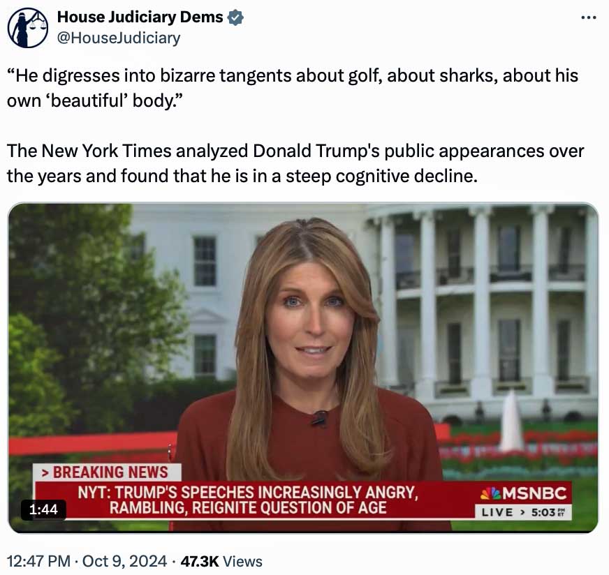 Has Donald Trump really gone Joe Biden?