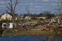 Coffee and Cable TV in Helene-ravaged NC