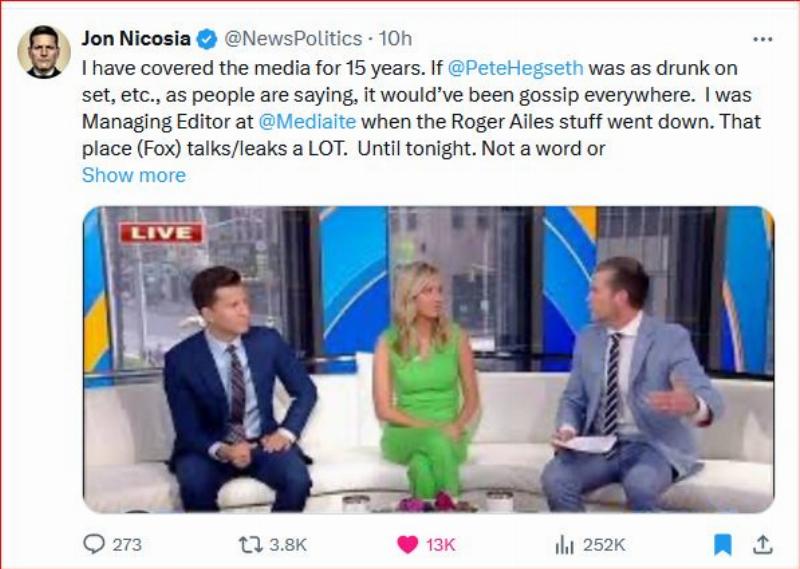 NextImg:Former media boss delivers the most credible defense of Pete Hegseth so far
