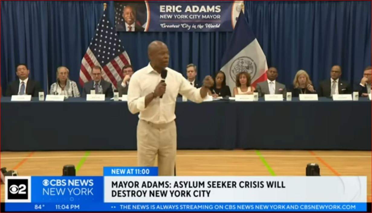 Hypocrisy overload as New York's mayor, Eric Adams, ships migrants to Texas