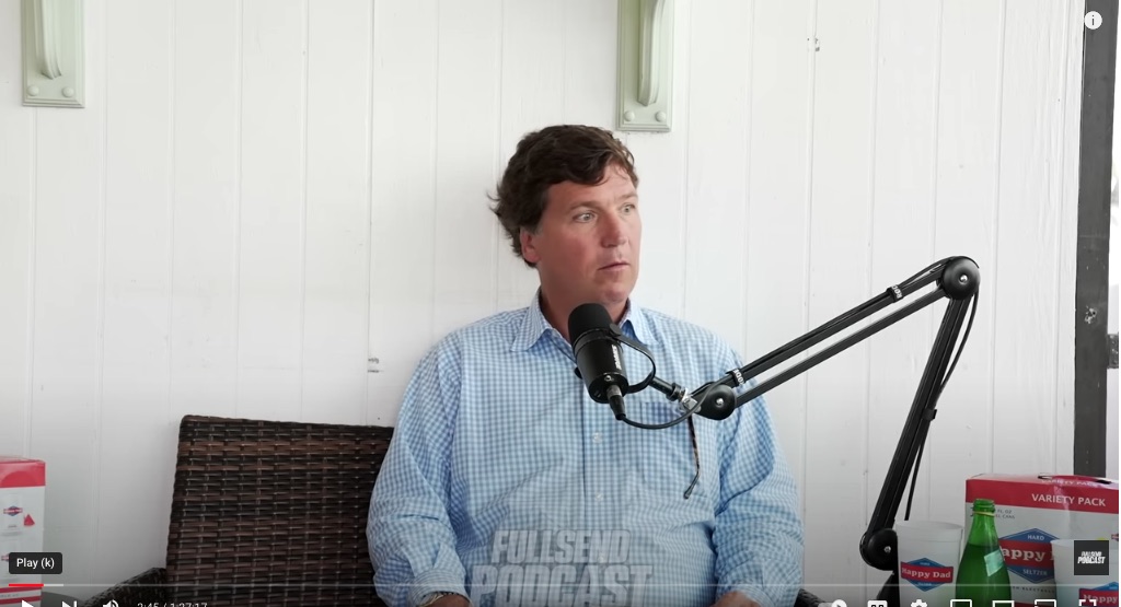 Tucker Carlson lets it all hang out