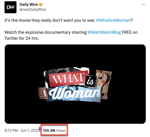 The Streisand effect and Matt Walsh’s ‘What Is A Woman?’