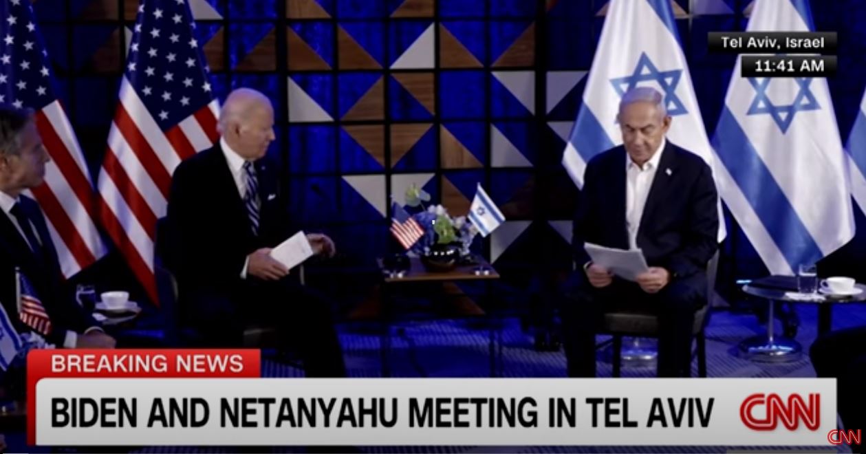 Biden goes to Israel, falls asleep, calls terrorists 'the other team,' tells Israel not to get too angry