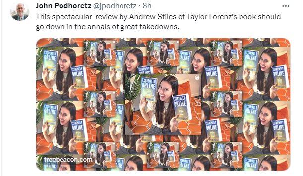 Smackdown: Taylor Lorenz's new book gets panned as garbage