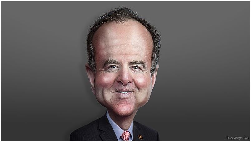 Schiff doesn't bother to live in California, either
