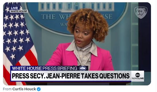 White House spokeswoman Karine Jean-Pierre refuses to condemn pro-Hamas poster-rippers