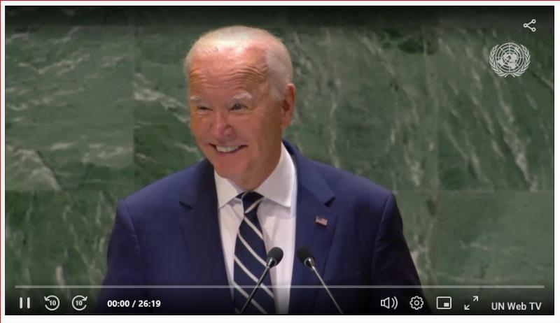 NextImg:Biden slurs his way through United Nations speech, pats himself on the back about his Afghanistan withdrawal