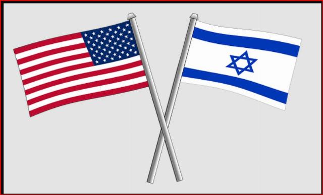 US and Israel flags