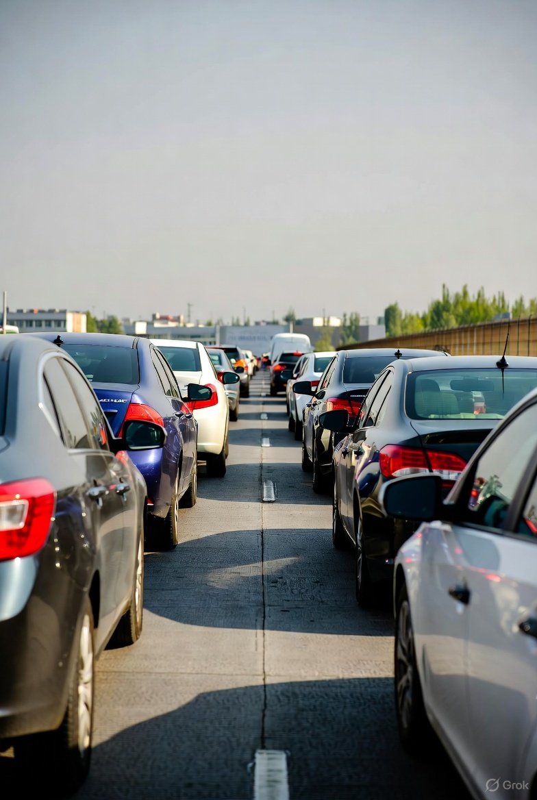 Getting stuck on a Mexican highway