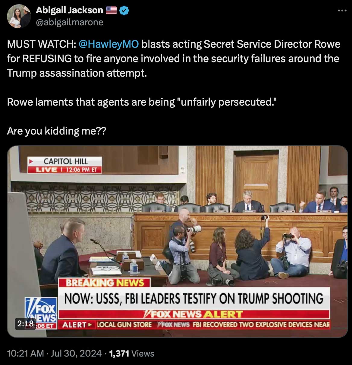 The Secret Service and due process