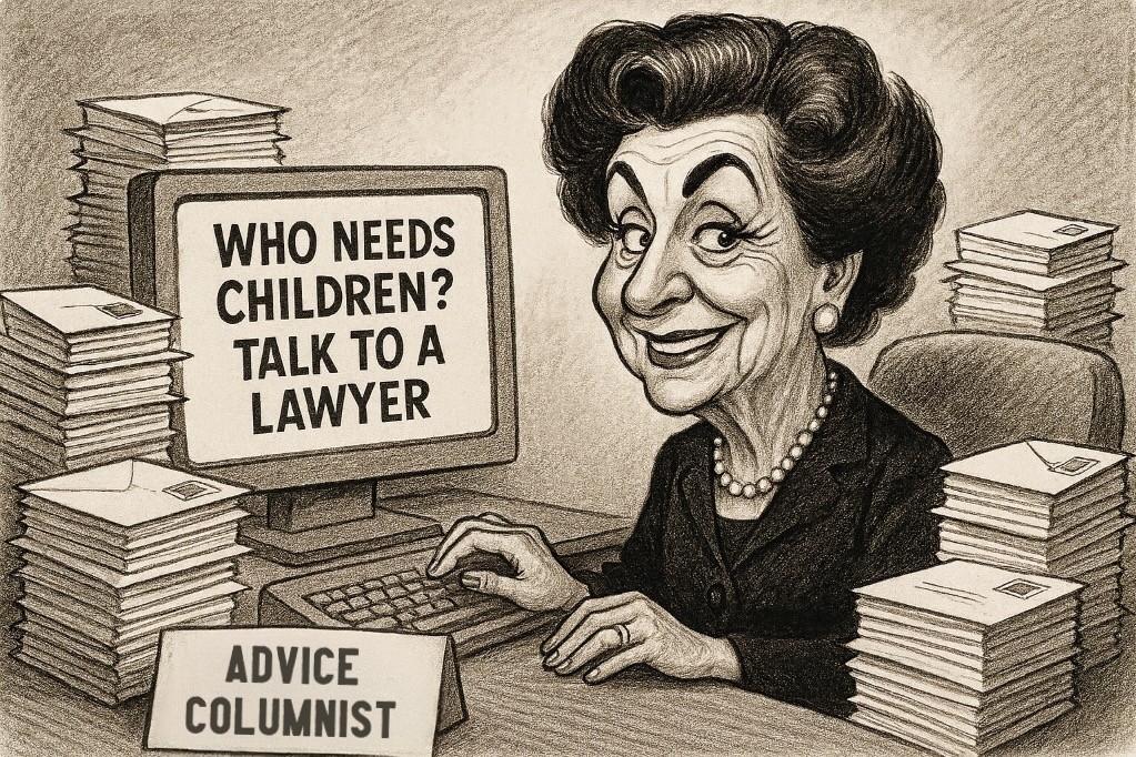 The empty space at the heart of a Dear Abby answer