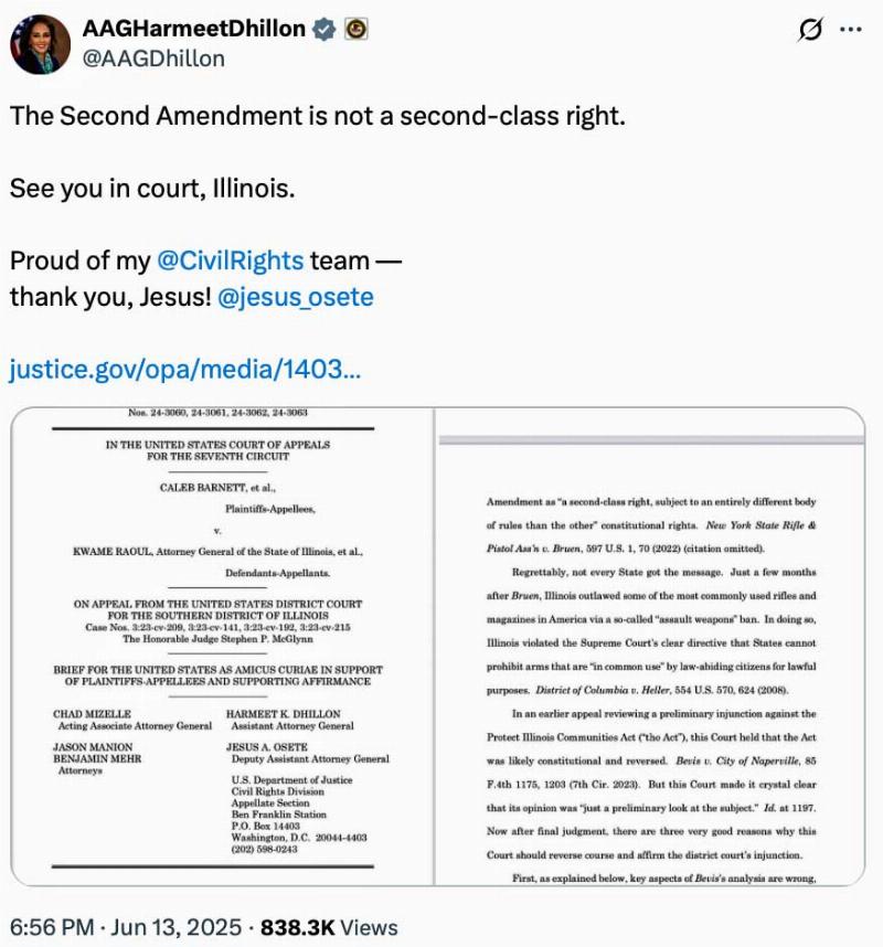 NextImg:Government finally recognizes the Second Amendment