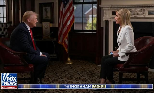 Trump and Laura Ingraham