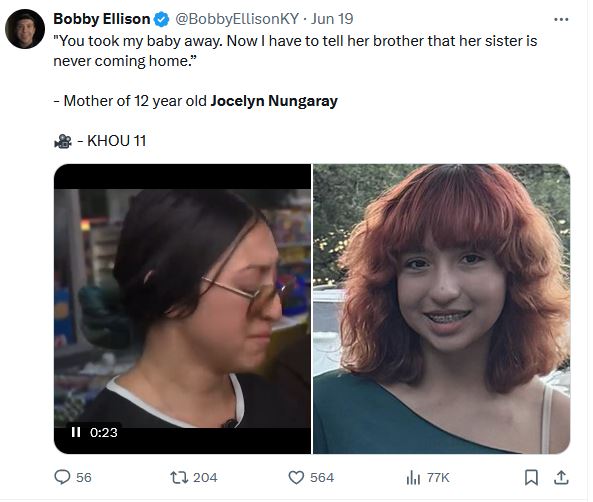 Jocelyn Nungaray and larger, terrible reality