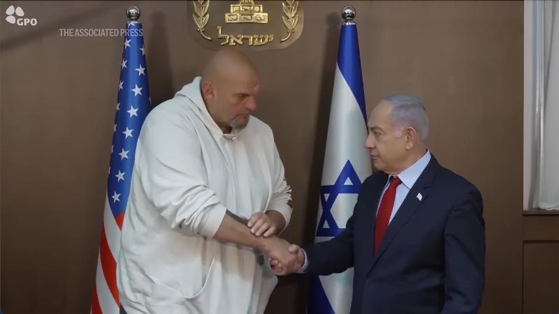 NextImg:The left claims Sen. John Fetterman is crazy because he supports Israel