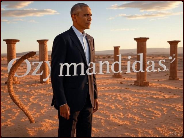 Obama Ozymandia illustration