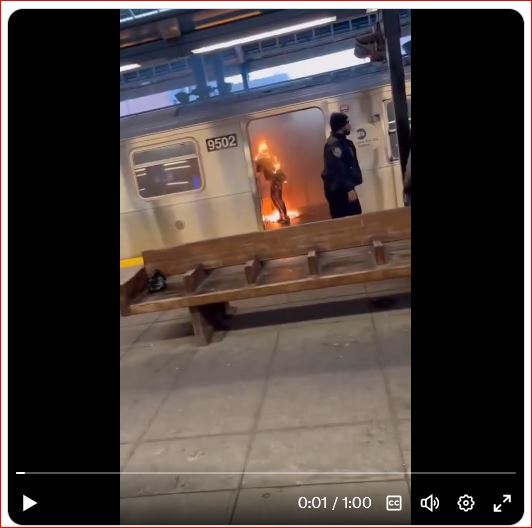 Brooklyn transit police chief says cop who walked by burning woman in subway case responded 'perfectly'