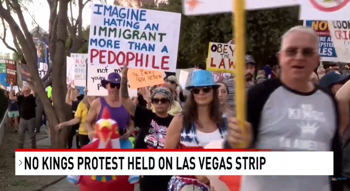 'No Kings' blows into Las Vegas and news of its mess shouldn't stay in Vegas