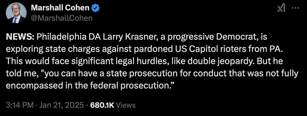 Larry Krasner: the lawfare is strong in this one