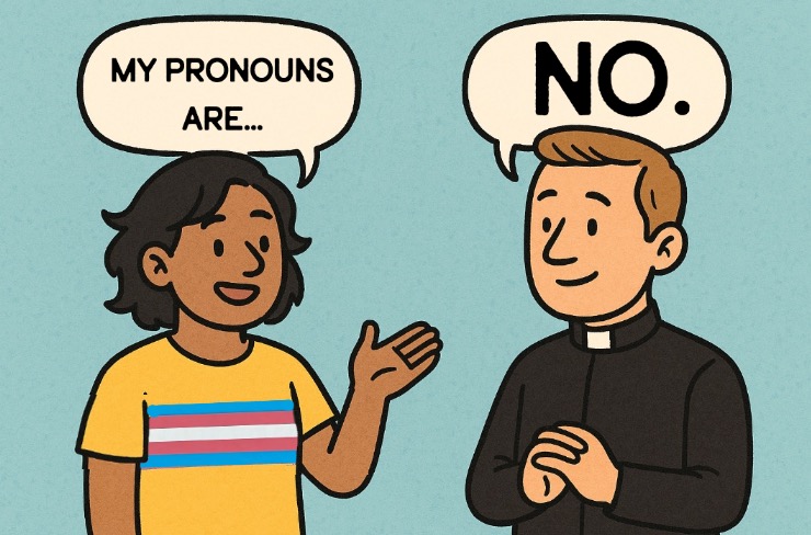 A pastor was fired for refusing to use someone’s ‘pronouns’