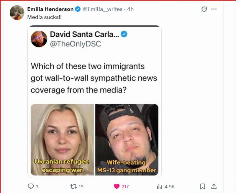 NextImg:'Republicans Pounce;' After ignoring murder of Ukrainian refugee, media covers conservative reaction, not the crime
