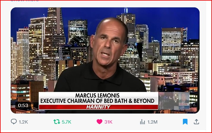 Newsom hurls insults at Bed Bath & Beyond executive chairman in response to his Callifornia pullout