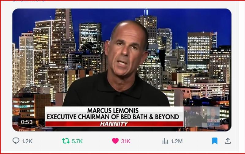 NextImg:Newsom hurls insults at Bed Bath & Beyond executive chairman in response to his Callifornia pullout