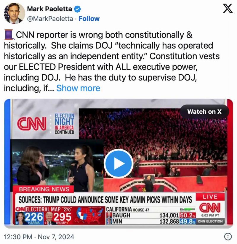 NextImg:The lie of DOJ independence